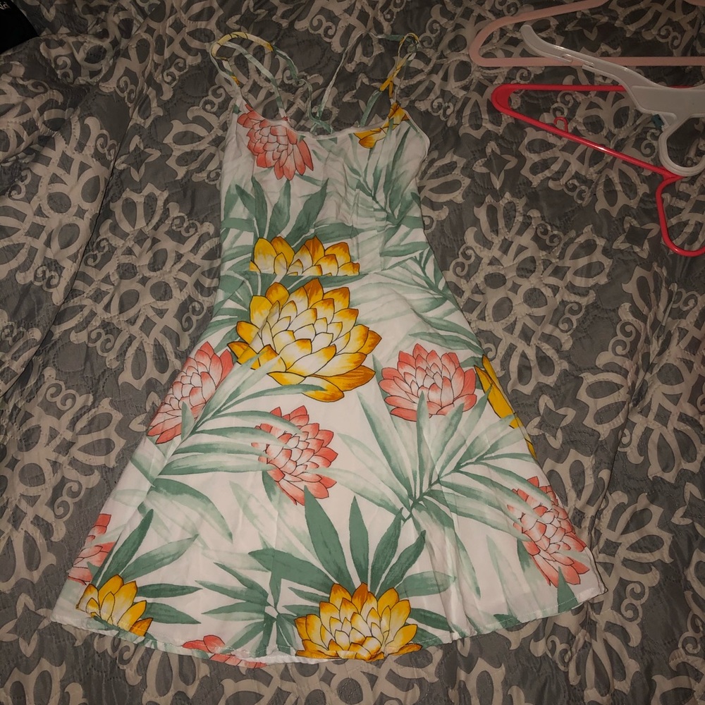f21 print dress